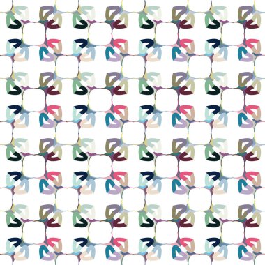 soyut kaleydoskop kumaş dikişsiz arkaplan, vektör illüstrasyonu 