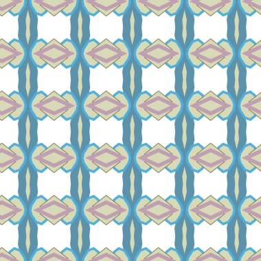 soyut kaleydoskop kumaş dikişsiz arkaplan, vektör illüstrasyonu 