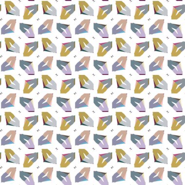 Kafeste geometrik desen var. Kusursuz vektör illüstrasyonu. 