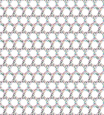 soyut kaleydoskop kumaş dikişsiz arkaplan, vektör illüstrasyonu 