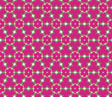 soyut kaleydoskop kumaş dikişsiz arkaplan, vektör illüstrasyonu 