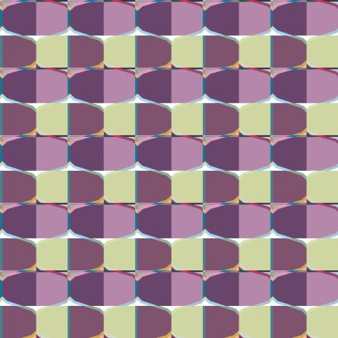 Geometrik şekilli kusursuz desen, vektör illüstrasyonu