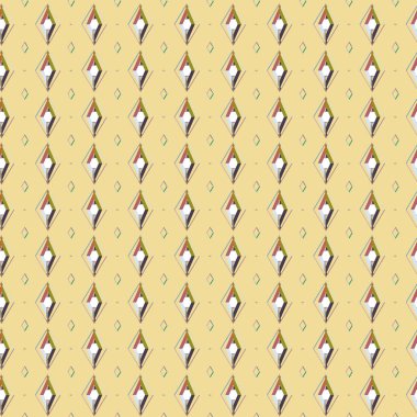 Geometrik şekilli kusursuz desen, vektör illüstrasyonu