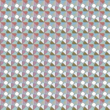 soyut kaleydoskop kumaş dikişsiz arkaplan, vektör illüstrasyonu 