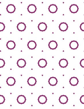 Geometrik şekilli kusursuz desen, vektör illüstrasyonu