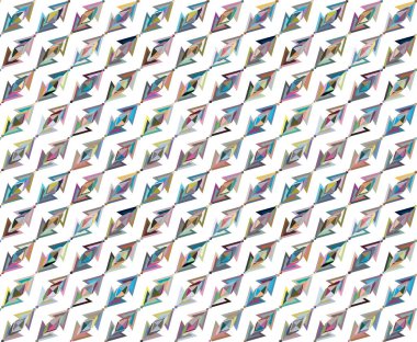 soyut kaleydoskop kumaş dikişsiz arkaplan, vektör illüstrasyonu 