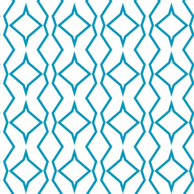 Geometrik şekilli kusursuz desen, vektör illüstrasyonu