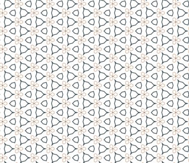 Geometrik şekilli kusursuz desen, vektör illüstrasyonu