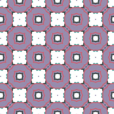 Soyut geometrik şekilli kusursuz desen