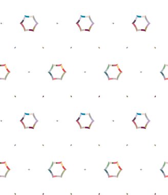 soyut kaleydoskop kumaş dikişsiz arkaplan, vektör illüstrasyonu 