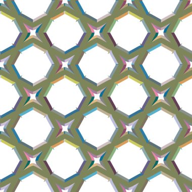 soyut kaleydoskop kumaş dikişsiz arkaplan, vektör illüstrasyonu 