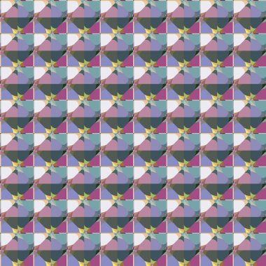 soyut kaleydoskop kumaş dikişsiz arkaplan, vektör illüstrasyonu 