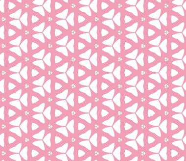 Geometrik şekilli kusursuz desen, vektör illüstrasyonu