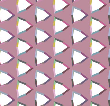 soyut kaleydoskop kumaş dikişsiz arkaplan, vektör illüstrasyonu 