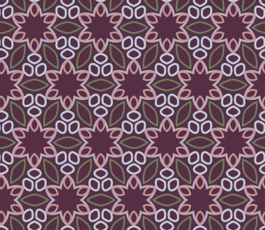 soyut kaleydoskop kumaş dikişsiz arkaplan, vektör illüstrasyonu 
