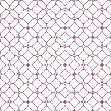 Geometrik şekilli kusursuz desen, vektör illüstrasyonu