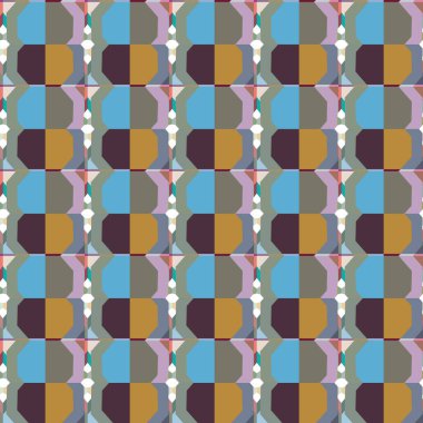 soyut kaleydoskop kumaş dikişsiz arkaplan, vektör illüstrasyonu 