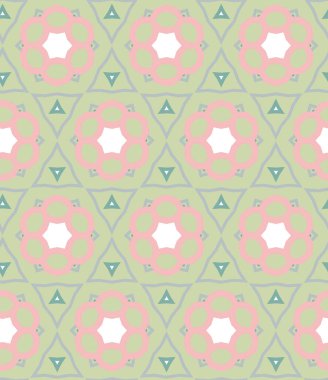 soyut kaleydoskop kumaş dikişsiz arkaplan, vektör illüstrasyonu 