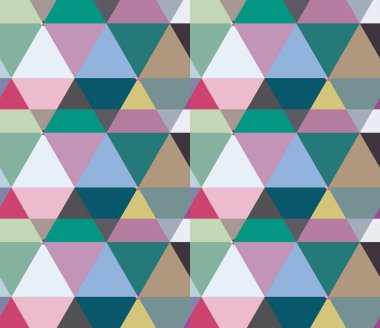 Geometrik şekilli kusursuz desen, vektör illüstrasyonu