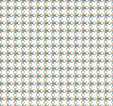 Geometrik şekilli kusursuz desen, vektör illüstrasyonu