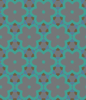 soyut kaleydoskop kumaş dikişsiz arkaplan, vektör illüstrasyonu 