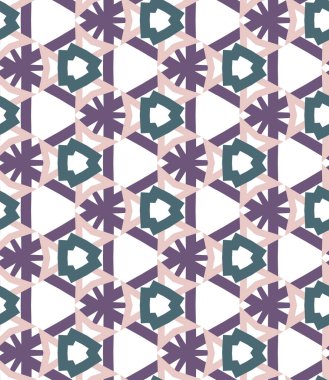 soyut kaleydoskop kumaş dikişsiz arkaplan, vektör illüstrasyonu 