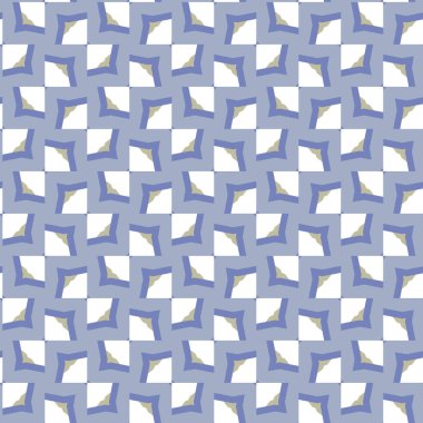 soyut kaleydoskop kumaş dikişsiz arkaplan, vektör illüstrasyonu 