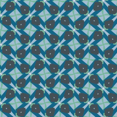 Kafeste geometrik desen var. Kusursuz vektör illüstrasyonu. 