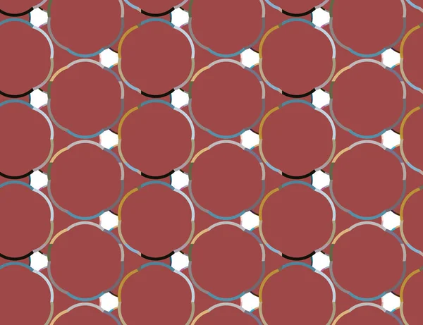 Abstrato Caleidoscópio Tecido Sem Costura Fundo Ilustração Vetorial — Vetor de Stock