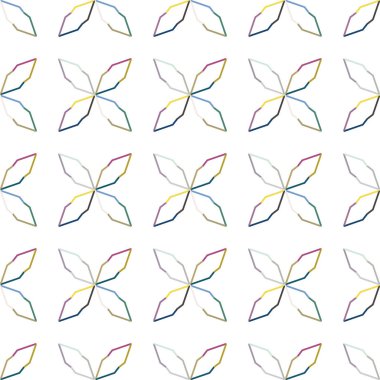 Geometrik şekilli kusursuz desen, vektör illüstrasyonu