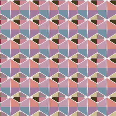 soyut kaleydoskop kumaş dikişsiz arkaplan, vektör illüstrasyonu 