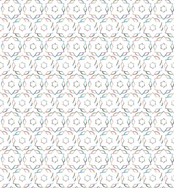 soyut kaleydoskop kumaş dikişsiz arkaplan, vektör illüstrasyonu 