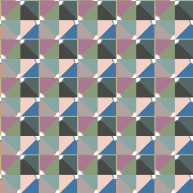 soyut kaleydoskop kumaş dikişsiz arkaplan, vektör illüstrasyonu 