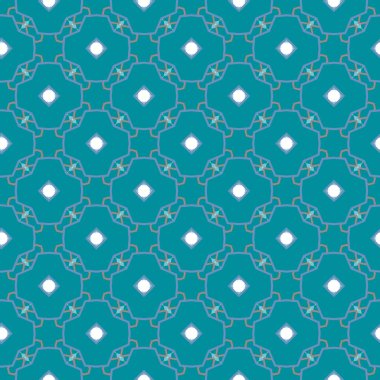 Geometrik şekilli kusursuz desen, vektör illüstrasyonu