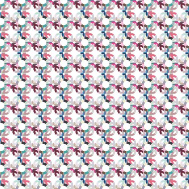 Soyut geometrik şekilli kusursuz desen