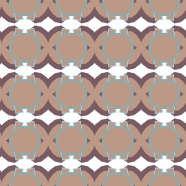 Geometrik şekilli kusursuz desen, vektör illüstrasyonu