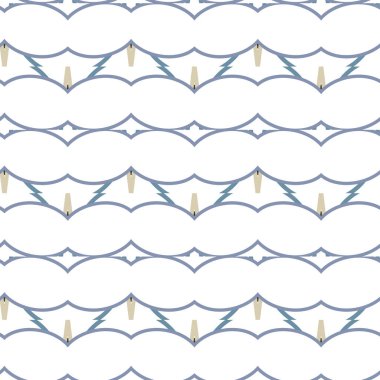 soyut kaleydoskop kumaş dikişsiz arkaplan, vektör illüstrasyonu 