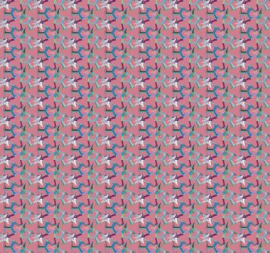 soyut kaleydoskop kumaş dikişsiz arkaplan, vektör illüstrasyonu 