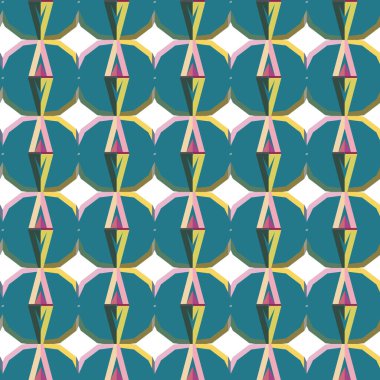 soyut kaleydoskop kumaş dikişsiz arkaplan, vektör illüstrasyonu 