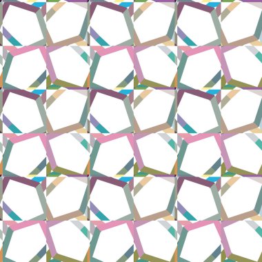 soyut kaleydoskop kumaş dikişsiz arkaplan, vektör illüstrasyonu 