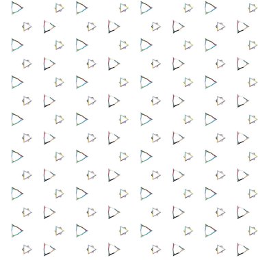 soyut kaleydoskop kumaş dikişsiz arkaplan, vektör illüstrasyonu 