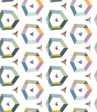 soyut kaleydoskop kumaş dikişsiz arkaplan, vektör illüstrasyonu 