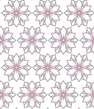 soyut kaleydoskop kumaş dikişsiz arkaplan, vektör illüstrasyonu 