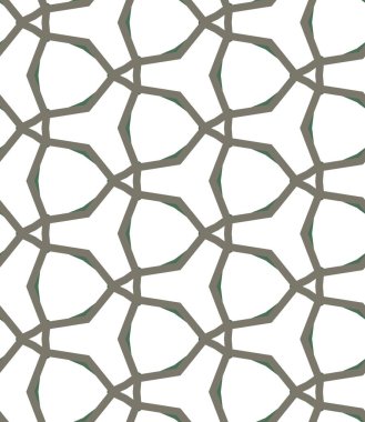 Geometrik şekilli kusursuz desen, vektör illüstrasyonu