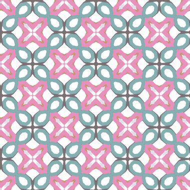soyut kaleydoskop kumaş dikişsiz arkaplan, vektör illüstrasyonu 