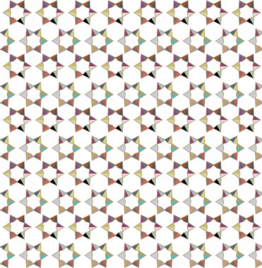 soyut kaleydoskop kumaş dikişsiz arkaplan, vektör illüstrasyonu 