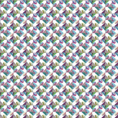 soyut kaleydoskop kumaş dikişsiz arkaplan, vektör illüstrasyonu 