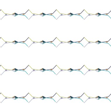 Soyut geometrik şekilli kusursuz desen