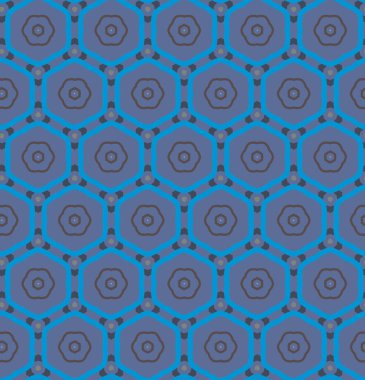 Geometrik şekilli kusursuz desen, vektör illüstrasyonu