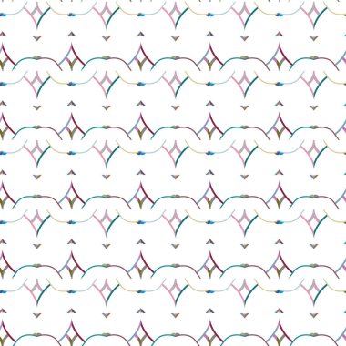 soyut kaleydoskop kumaş dikişsiz arkaplan, vektör illüstrasyonu 
